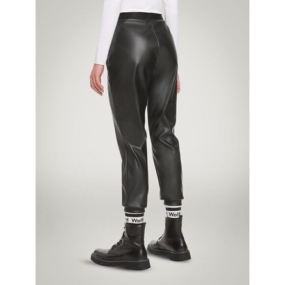 NWT Wolford Vegan Leather Trouser Pants Black L - Picture 5 of 16